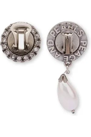 Moschino Aretes Peace and Pearls
