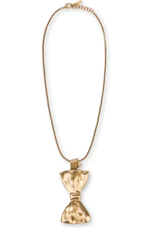 Moschino Collar de cadena con dije de moño