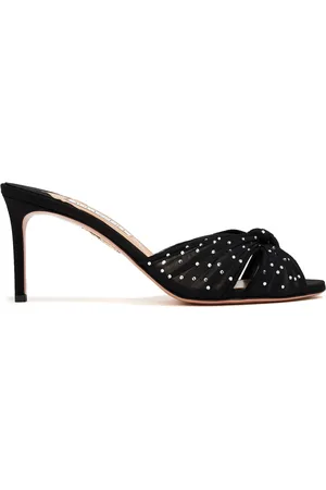 Aquazzura Mules Slow Kisses con tacón 75mm
