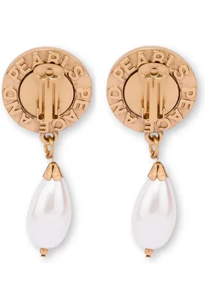 Moschino Aretes Peace and Pearls