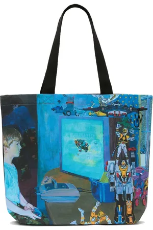 J.W.Anderson Tote con estampado geométrico