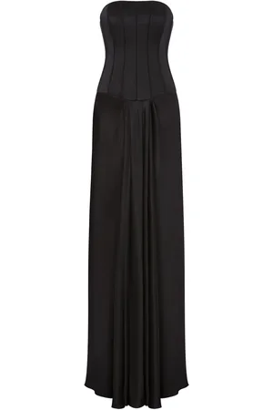 Alberta Ferretti Vestido de fiesta satinado estilo corset