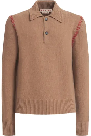 Marni Playera tipo polo tejida