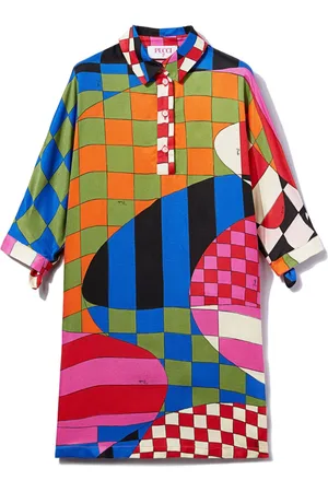 PUCCI Junior Vestido con estampado Giardino