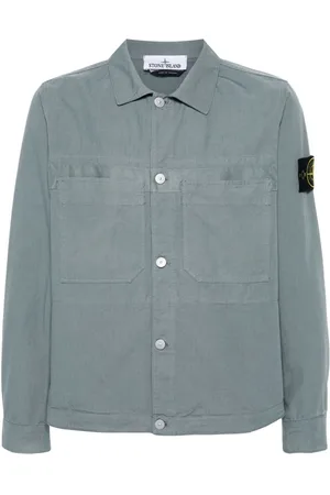 Stone Island Sobrecamisa con distintivo Compass