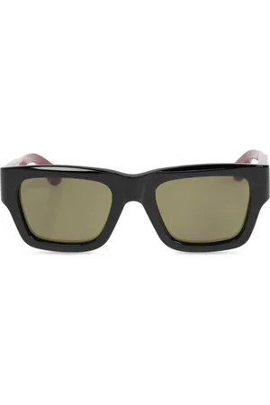 Gucci Lentes de sol con armazón rectangular