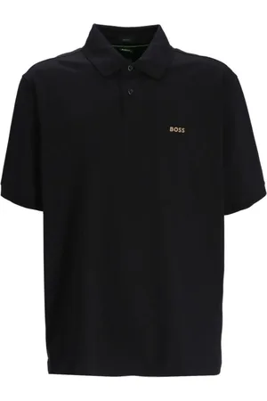 HUGO BOSS Playera tipo polo con logo estampado