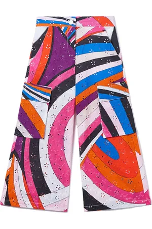 PUCCI Junior Pantalones con estampado Iride