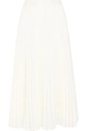 ERMANNO SCERVINO Falda midi con diseño plisado