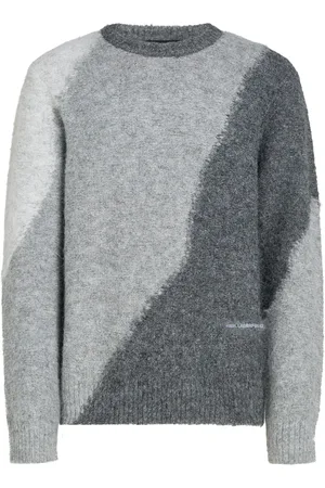 Karl Lagerfeld Suéter con motivo KL en intarsia