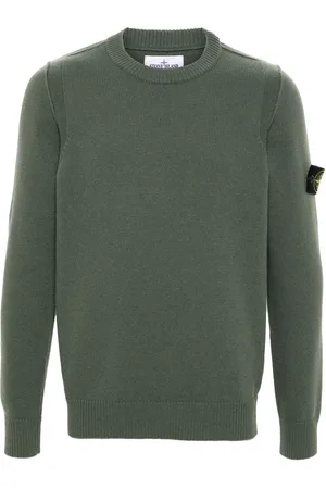 Stone Island Suéter con distintivo Compass