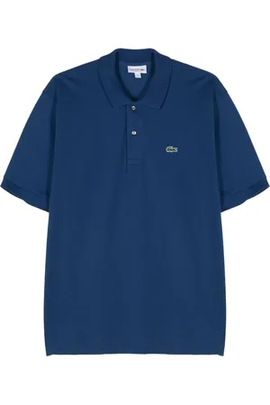 Lacoste Playera tipo polo con parche de cocodrilo