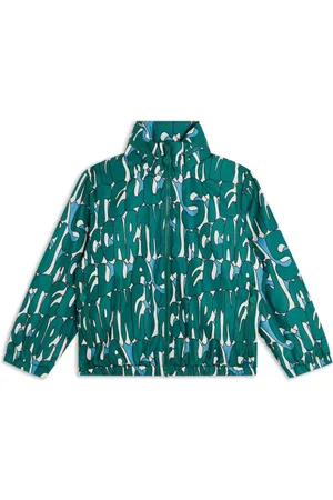 Stella McCartney Chamarra bomber con logo estampado