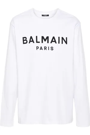 Balmain Playera con logo estampado