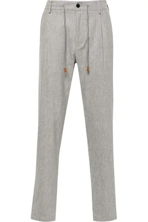 ELEVENTY Pantalones tapered con cordones
