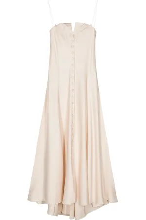 FORTE FORTE Vestido largo con diseño strapless