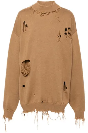 Vetements Suéter Destroyed
