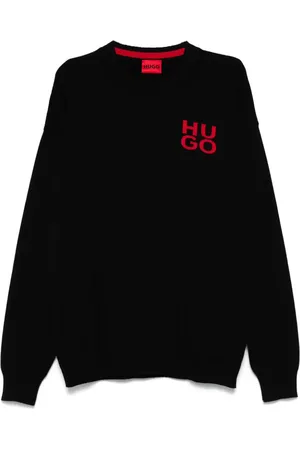 HUGO BOSS Suéter con logo bordado