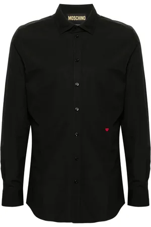 Moschino Camisa con corazón bordado
