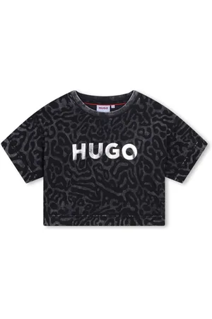 HUGO BOSS Playera corta con logo estampado