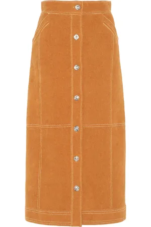 Barrie Falda midi con cintura alta