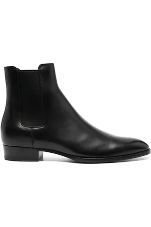 Saint Laurent Botas chelsea con paneles elásticos