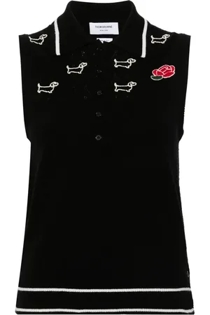 Thom Browne Top con bordado Hector