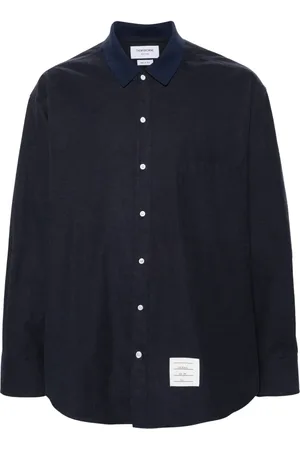 Thom Browne Camisa con rayas RWB estampadas