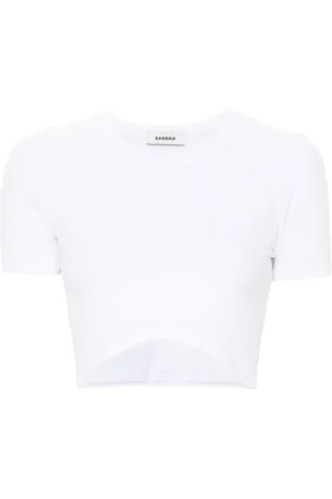 Sandro Playera corta con logo bordado