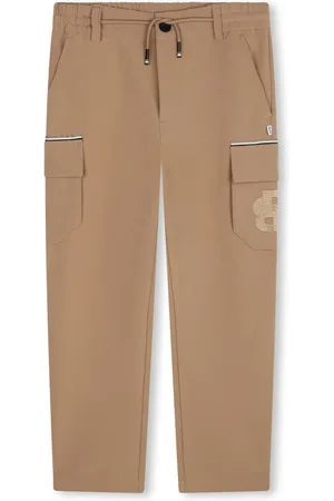 HUGO BOSS Pantalones rectos con dije del logo