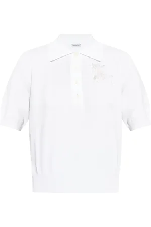 Burberry Playera tipo polo con aplique del logo
