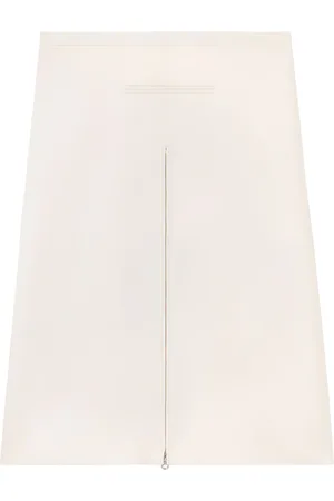Courrèges Falda midi con detalle de cierre
