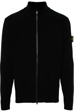 Stone Island Cárdigan con parche Compass