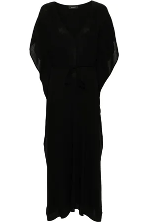 WARDROBE.NYC Vestido midi estilo caftán