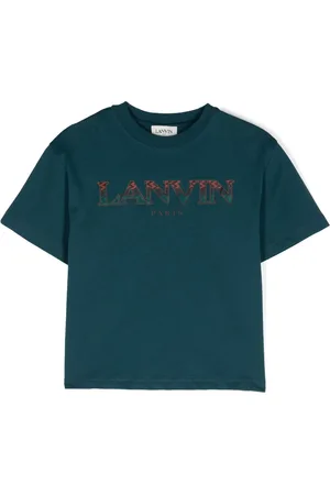Lanvin Playera con logo de goma
