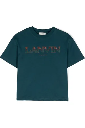 Lanvin Playera con logo de goma