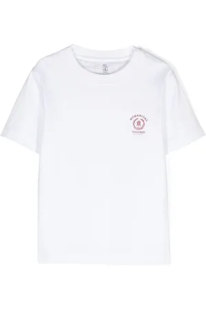Brunello Cucinelli Playera con logo estampado