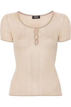 Liu Jo Top tejido con detalle de lurex