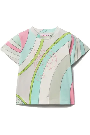 PUCCI Junior Playera con estampado Iride
