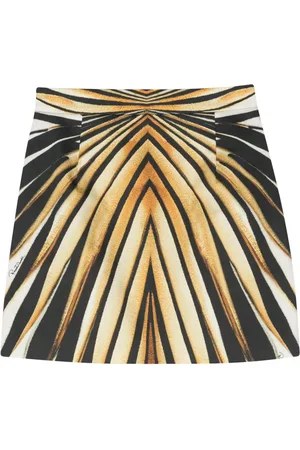 Roberto Cavalli Falda corta con estampado Ray Of Gold