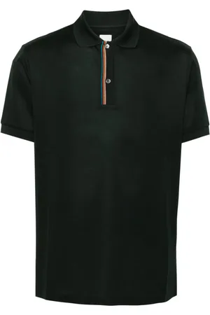 Paul Smith Playera tipo polo con ribete de rayas