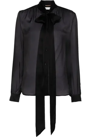 Saint Laurent Camisa de seda