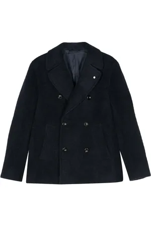LUIGI BIANCHI MANTOVA Blazer con acabado cepillado