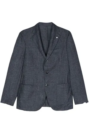 LUIGI BIANCHI MANTOVA Blazer a cuadros