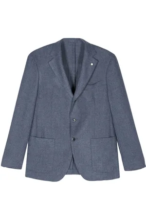 LUIGI BIANCHI MANTOVA Blazer con detalle de broche