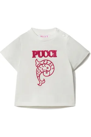 PUCCI Junior Playera bordada
