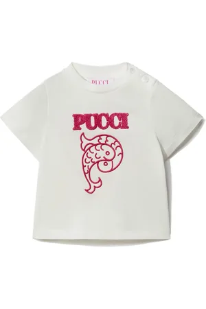 PUCCI Junior Playera bordada