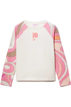 PUCCI Junior Playera con estampado Marmo