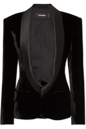 Dsquared2 Blazer con botones y solapas de esmoquin