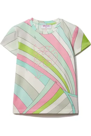 PUCCI Junior Playera con estampado Iride